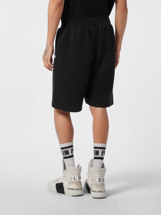 26SS 필립 플레인 숏팬츠 UAECMJT2742PTE003N 02 Black - PHILIPP PLEIN