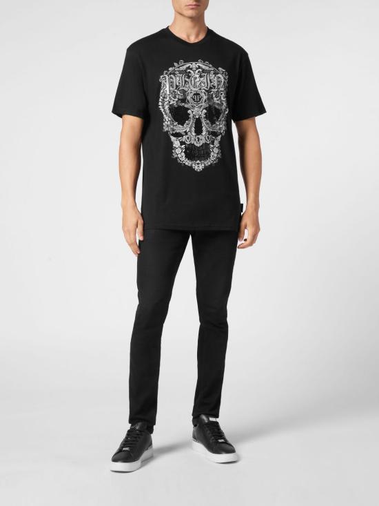 26SS 필립 플레인 반팔 티셔츠 UADCMTK7968PJY002N 02 Black - PHILIPP PLEIN
