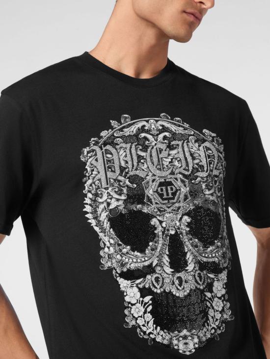 26SS 필립 플레인 반팔 티셔츠 UADCMTK7968PJY002N 02 Black - PHILIPP PLEIN