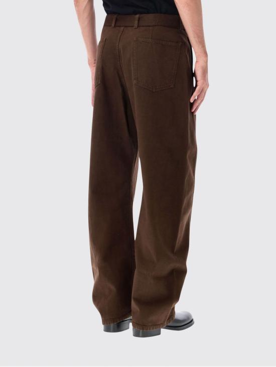 26FW 르메르 트위스트 벨티드 팬츠 PA326LD1077 BR512 Brown - LEMAIRE