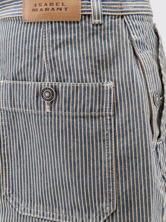 26FW 이자벨마랑에뚜왈 데님 스커트 JU0506FAD3H02E BUWE Blue - ISABEL MARANT ETOILE