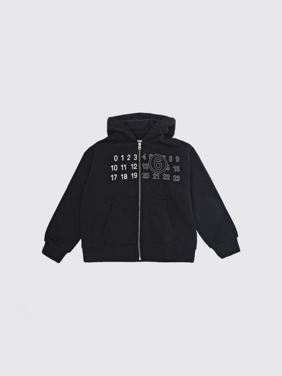 26FW [키즈] MM6 메종마르지엘라 자켓 M61115MM02XMM6S138U M6900 Black