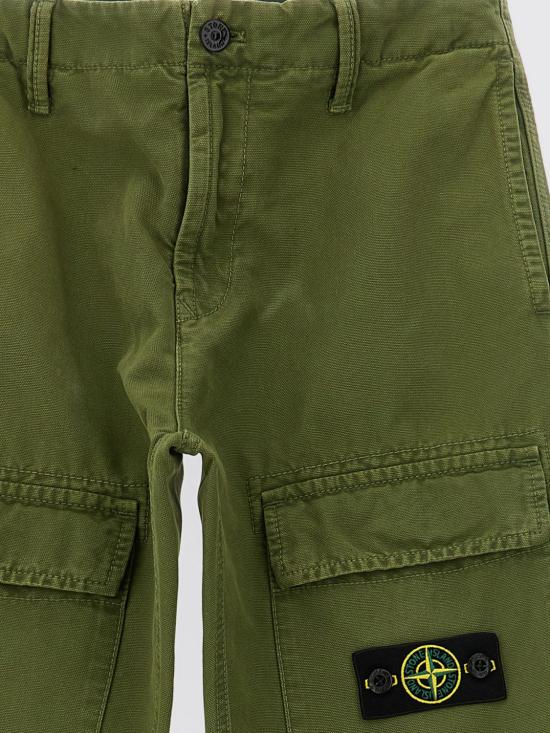 26FW [키즈] 스톤 아일랜드 스트레이트 팬츠 3100001S0104 V015G Green - STONE ISLAND