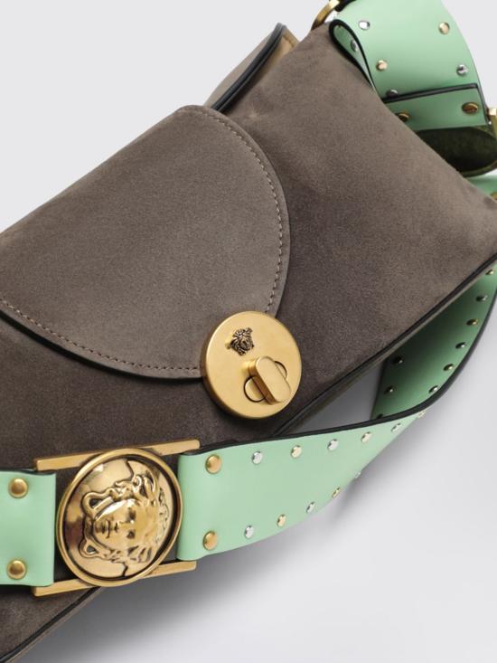 26FW 베르사체 크로스백 10248601A18536 2NQ2J Dove Grey - VERSACE