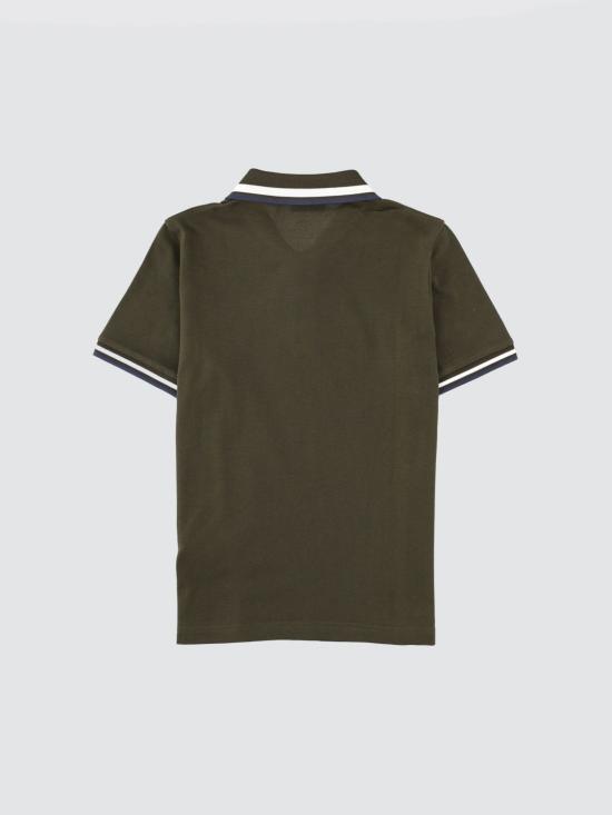 26SS [키즈] 몽클레어 폴로 셔츠 8A000128496W 830 Kaki - MONCLER