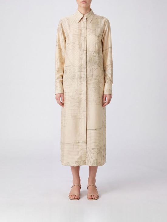 26SS 로에 롱 원피스 41833196 986 White