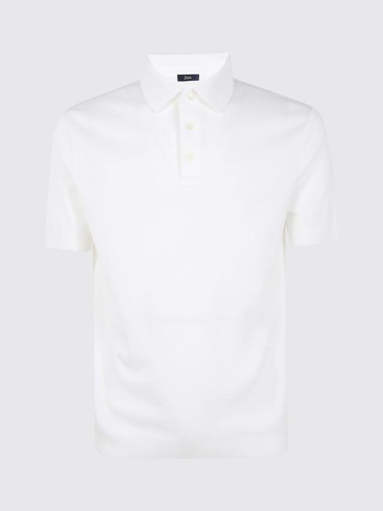 26SS 에르노 폴로 티셔츠 JPL00125U52059 1000 White - HERNO