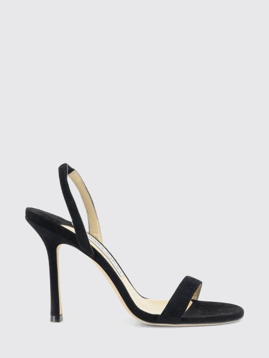 26FW 지미추 힐/펌프스 JENN100SUEBL Black