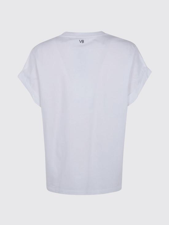 26FW 빅토리아 베컴 반팔 티셔츠 1226JTS007471A 6 White - VICTORIA BECKHAM