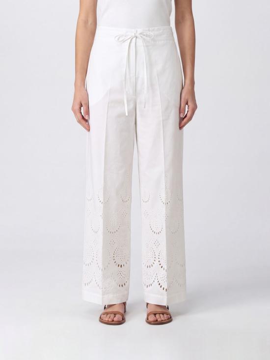 26SS 파로쉬 스트레이트 팬츠 D232447CANNES 001 White