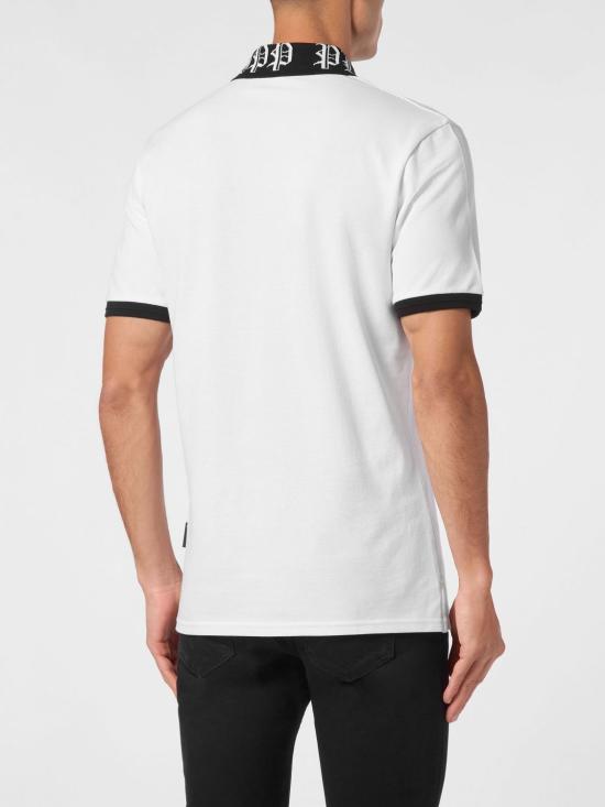 26SS 필립 플레인 폴로 티셔츠 UADCMTK7982PTE003N 01 White - PHILIPP PLEIN