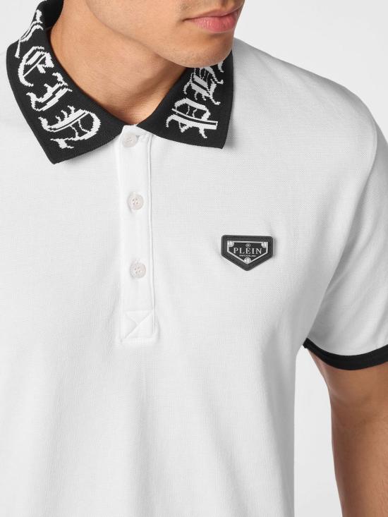 26SS 필립 플레인 폴로 티셔츠 UADCMTK7982PTE003N 01 White - PHILIPP PLEIN