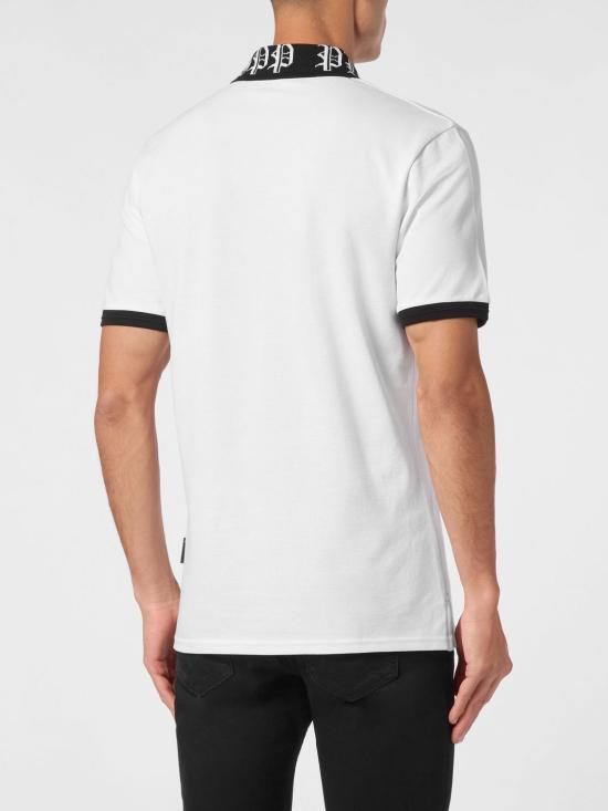 26SS 필립 플레인 폴로 티셔츠 UADCMTK7982PTE003N 01 White - PHILIPP PLEIN