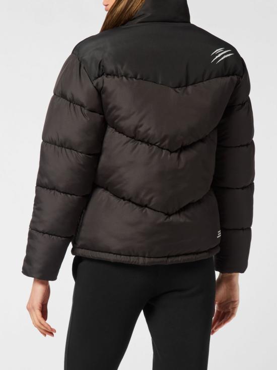 26SS 플레인스포츠 숏패딩 FAECWRB1525STE003N 02 Black - PLEIN SPORT