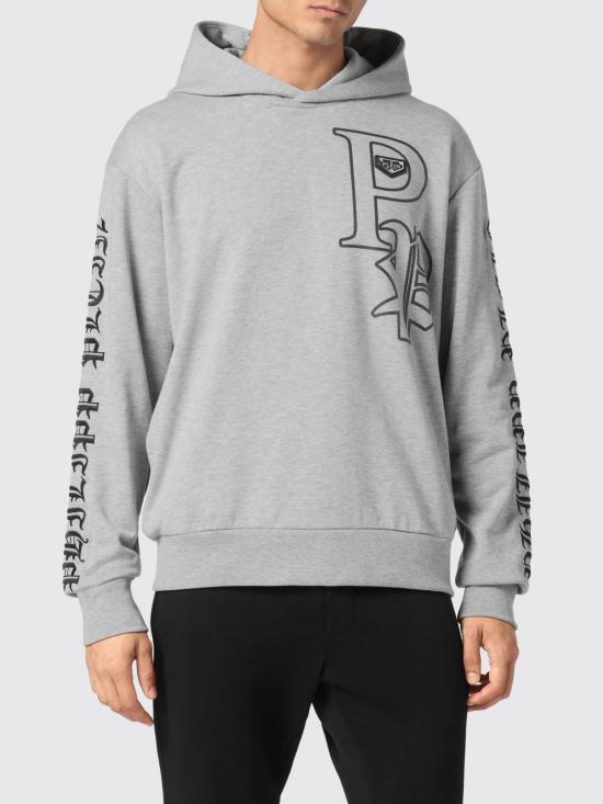 26SS 필립 플레인 후드 티셔츠 UADCMJB3567PJY002N 10 Grey