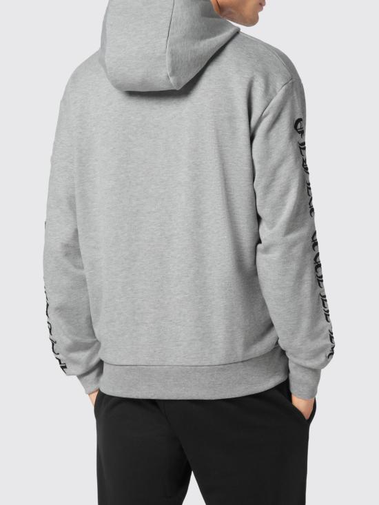 26SS 필립 플레인 후드 티셔츠 UADCMJB3567PJY002N 10 Grey - PHILIPP PLEIN