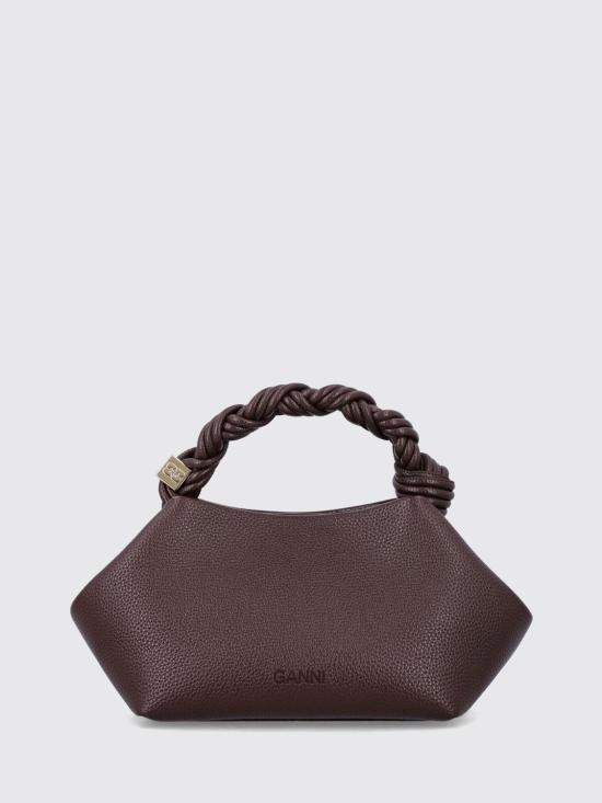 26FW 가니 그레인드 스몰 부백 A72745894 979 Coffee - GANNI