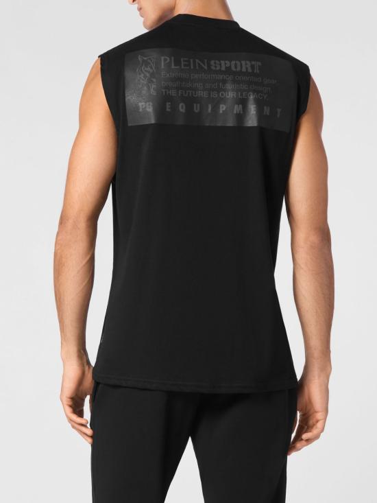 26SS 플레인스포츠 민소매 티셔츠 FADCMTK7567STE003N 0202 Black - PLEIN SPORT