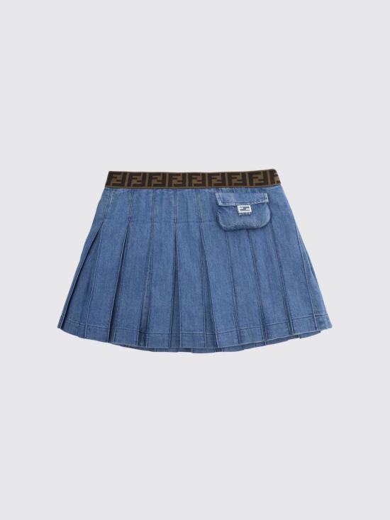 26FW [키즈] 펜디 스커트 JFE165ATRF F0QG0 Denim