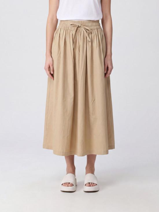 26SS 세이브더덕 롱 스커트 D22611WFINO22 40051 Brown