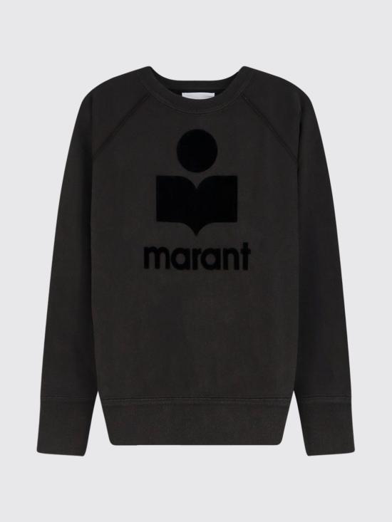 26FW 이자벨마랑에뚜왈 밀리니 코튼 스웨트셔츠 SW0160FAA1M07E 02FK Black - ISABEL MARANT ETOILE