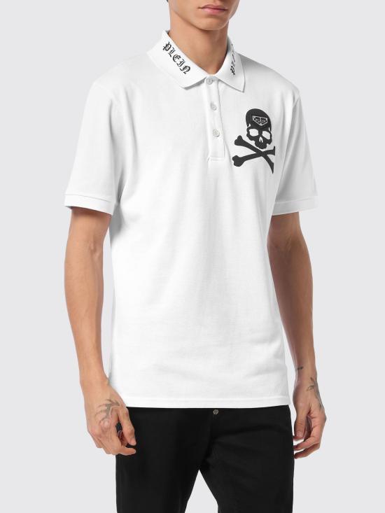 26SS 필립 플레인 폴로 티셔츠 UAECMTK8779PTE179N 01 White
