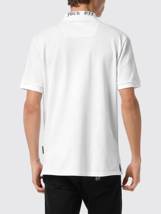 26SS 필립 플레인 폴로 티셔츠 UAECMTK8779PTE179N 01 White - PHILIPP PLEIN