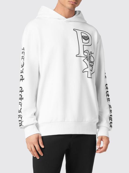 26SS 필립 플레인 후드 티셔츠 UADCMJB3567PJY002N 01 White