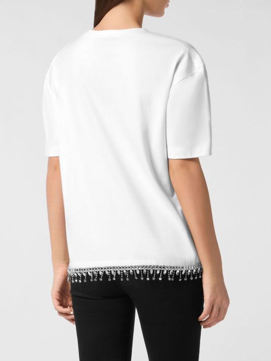 26SS 필립 플레인 반팔 티셔츠 FAECWTK3766PJY002N 01 White - PHILIPP PLEIN
