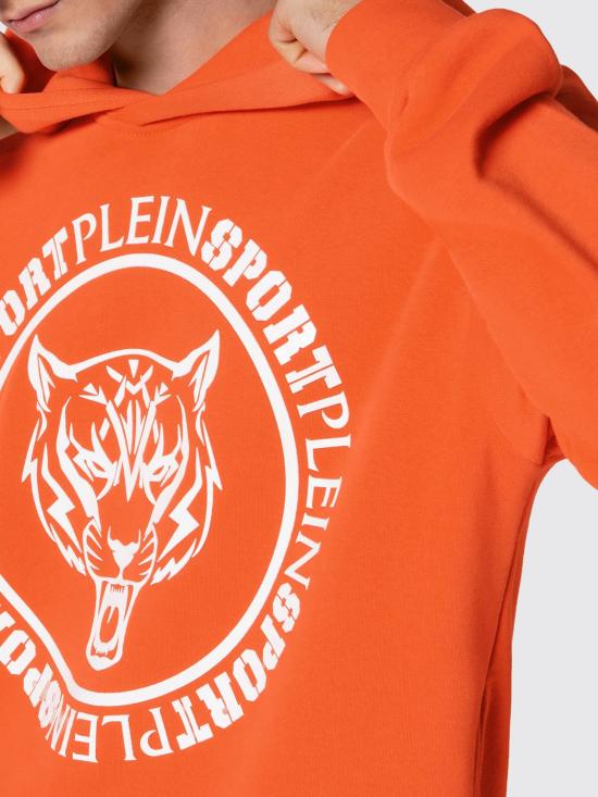 26SS 플레인스포츠 후드 티셔츠 PADCMJB3304SJO001N 20 Orange - PLEIN SPORT