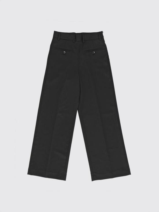 26FW [키즈] MM6 메종마르지엘라 스트레이트 팬츠 M61111MM03D M6900 Black