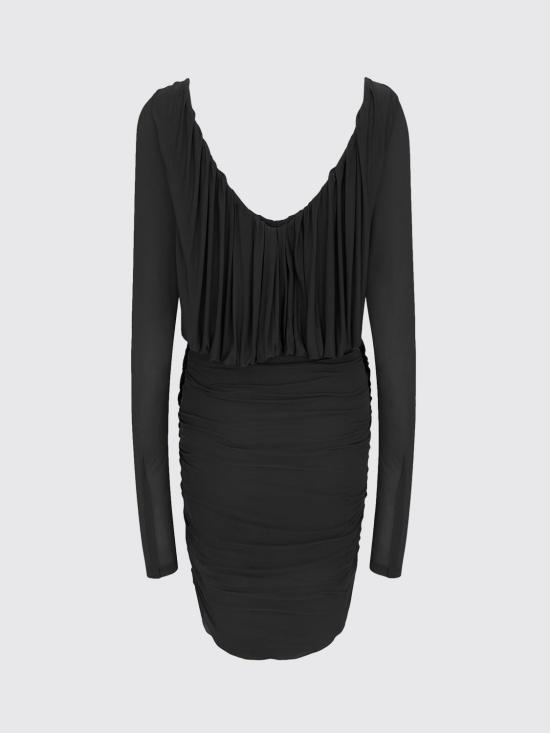 26SS 생로랑 숏 원피스 729749Y5G98 1000 Black - SAINT LAURENT