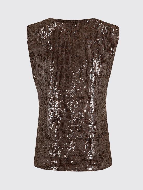 26SS 파로쉬 민소매 티셔츠 D311680GONG26 008 Brown - PAROSH