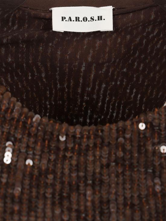 26SS 파로쉬 민소매 티셔츠 D311680GONG26 008 Brown - PAROSH