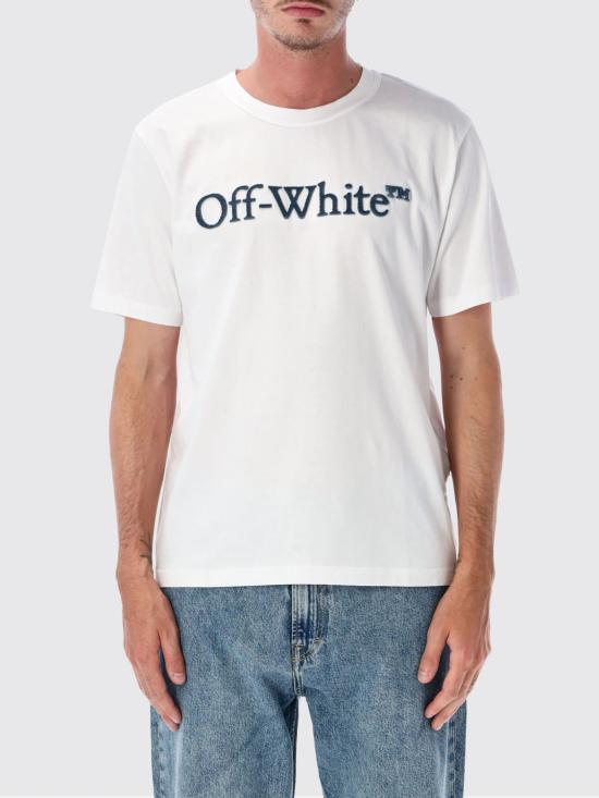 26FW 오프화이트 반팔 티셔츠 OMAA16MF26J00500 100 White