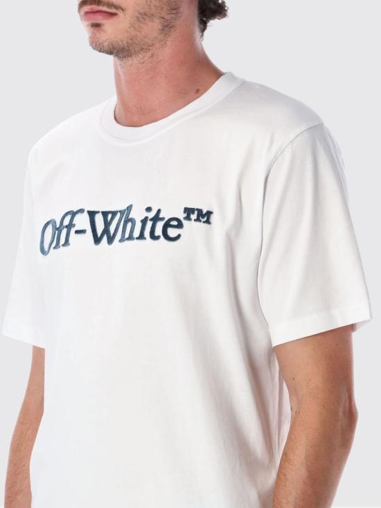 26FW 오프화이트 반팔 티셔츠 OMAA16MF26J00500 100 White - OFF WHITE