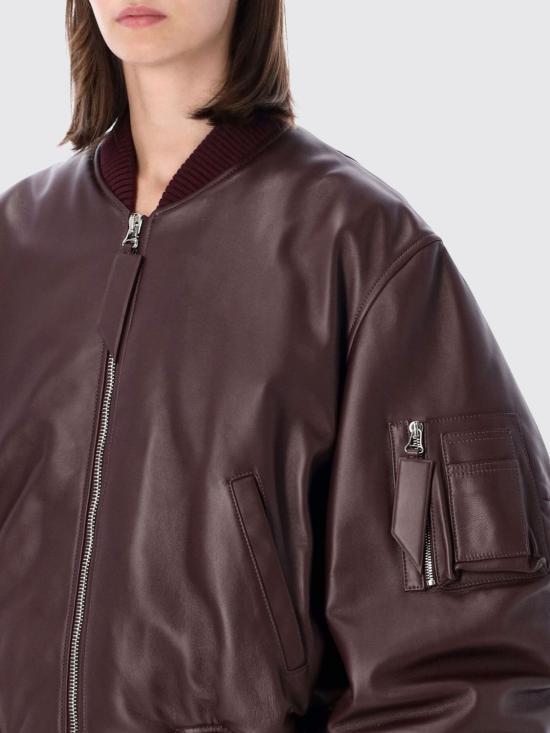 26FW 디 아티코 봄버 자켓 261WCB00004LBT128AA 246 Wine - THE ATTICO