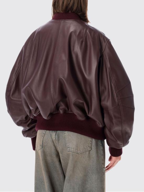 26FW 디 아티코 봄버 자켓 261WCB00004LBT128AA 246 Wine - THE ATTICO