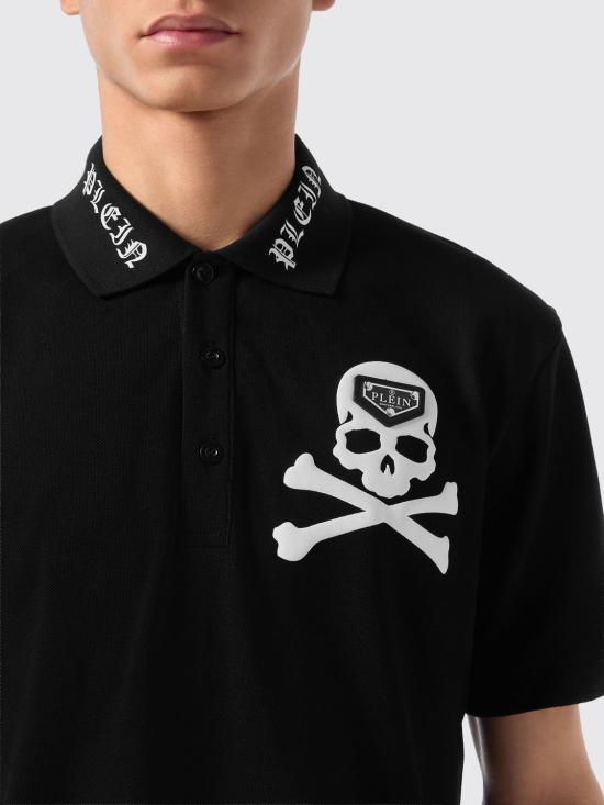 26SS 필립 플레인 폴로 티셔츠 UAECMTK8779PTE179N 02 Black - PHILIPP PLEIN