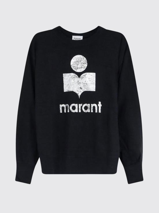 26FW 이자벨마랑에뚜왈 클로위아 리넨 롱슬리브 티셔츠 TS0005FAA1N10E 01BK Black - ISABEL MARANT ETOILE