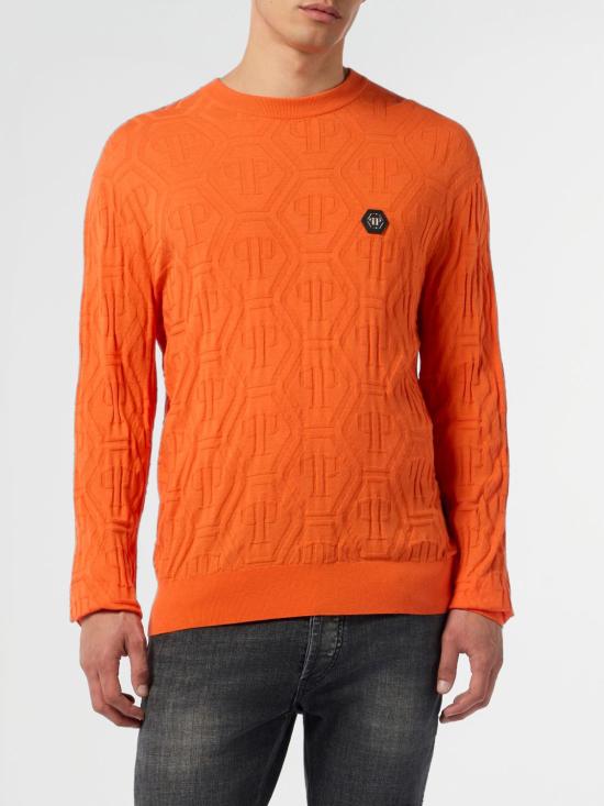 26SS 필립 플레인 스웨터 SAFCMKO1552PTE076N 20 Orange