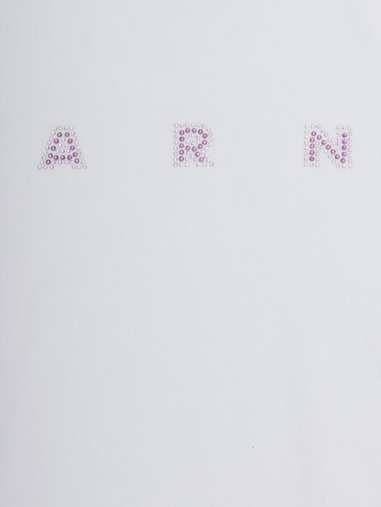 26FW [키즈] 마르니 티셔츠 M01968M00SGMT340F 0M100 White - MARNI