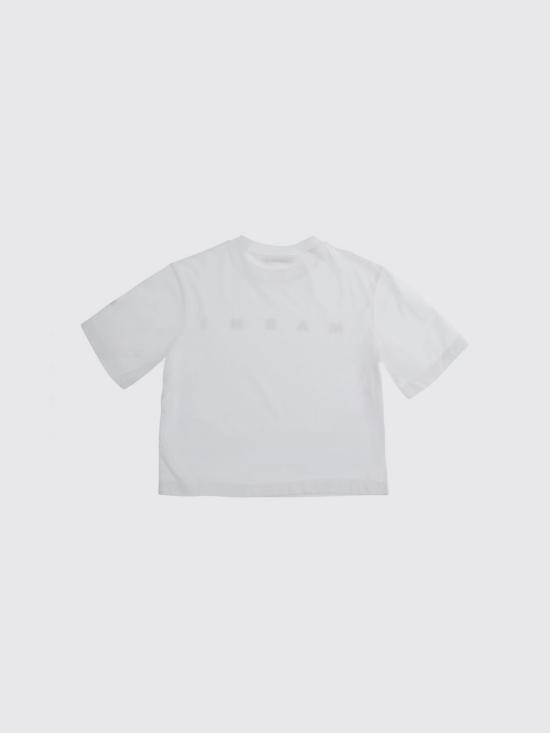 26FW [키즈] 마르니 티셔츠 M01968M00SGMT340F 0M100 White - MARNI