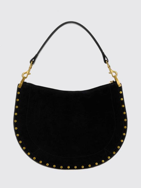 26FW 이자벨마랑 오스칸 소프트 지퍼 백 BF0066FAB2C03M 01BK Black - ISABEL MARANT