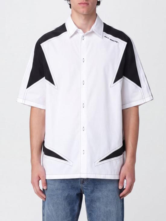 26SS 오프화이트 반팔 셔츠 OMGG01HS26FAB001 1000 White