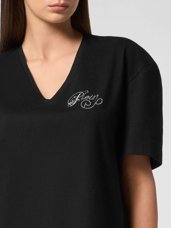 26SS 필립 플레인 반팔 티셔츠 FAECWTK3766PJY002N 02 Black - PHILIPP PLEIN