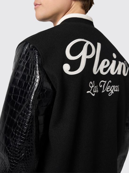 26SS 필립 플레인 봄버 자켓 SAFCMRB3007PLE131N 02 Black - PHILIPP PLEIN