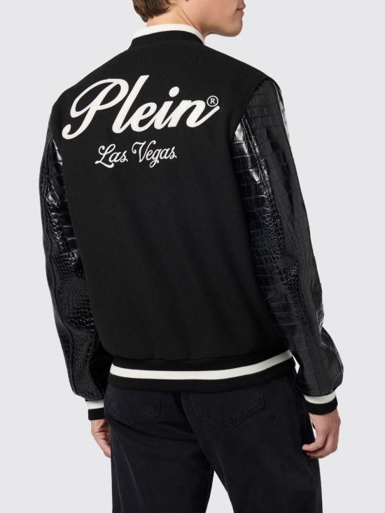 26SS 필립 플레인 봄버 자켓 SAFCMRB3007PLE131N 02 Black - PHILIPP PLEIN