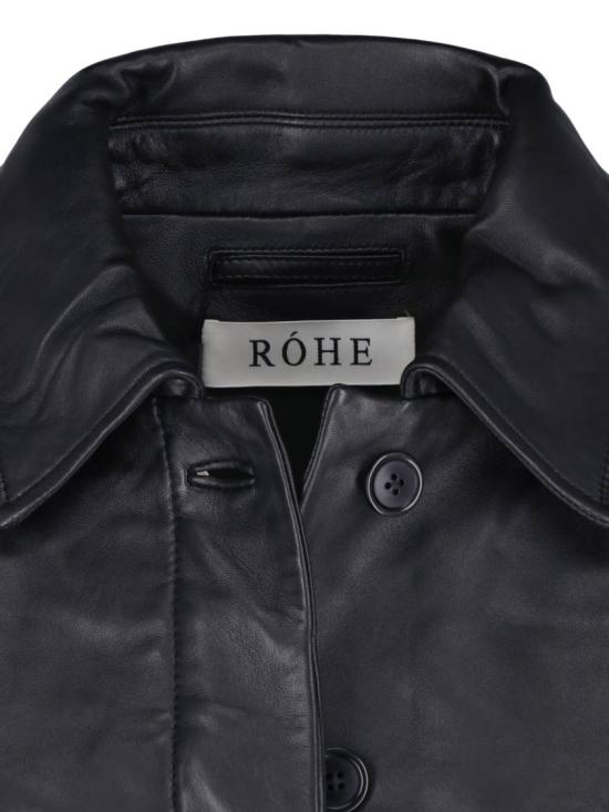 26FW 로에 가죽 자켓 420 11 248001 Black - ROHE