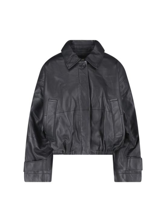 26FW 로에 가죽 자켓 420 11 248001 Black
